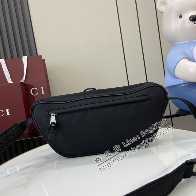 Gucci專櫃古馳最新款2025早春男士包袋系列腰包挎包 jh2796型號：802096